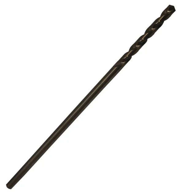 Drill America 12-Piece #35 x 12-in Cobalt Twist Drill Bit Stainless Steel - GLBCOX1235P12
