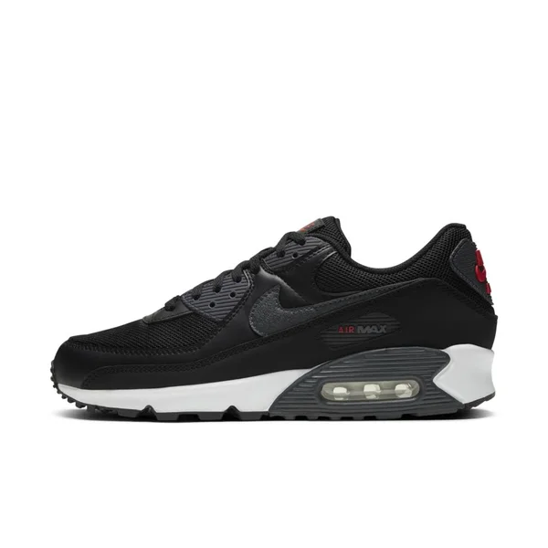 Nike Men's Air Max 90 Casual Shoes in Black/Black Size 8.0, Leather