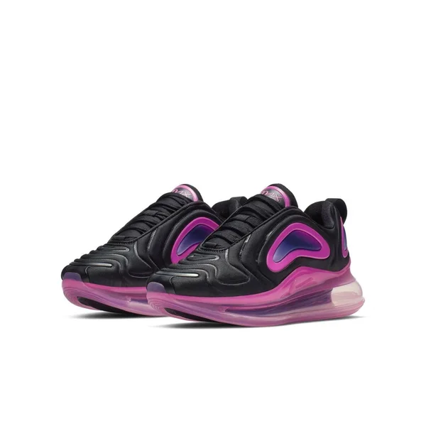 Air Max 720 Shoes, Black/Pink/Purple, Size 6.0
