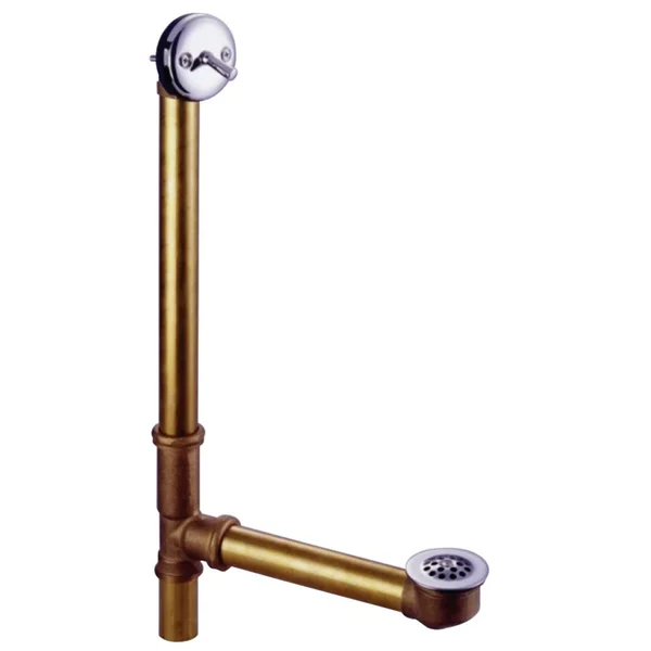 Kingston Brass Made to Match 18x22 Trip Lever Waste & Overflow with Grid - Polished Chrome DTL1181