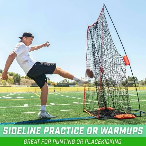 Gosports Football 7& x 4& Kicking Net - Sideline Practice for Punting or Place Kicks, Ultra-Portable Design