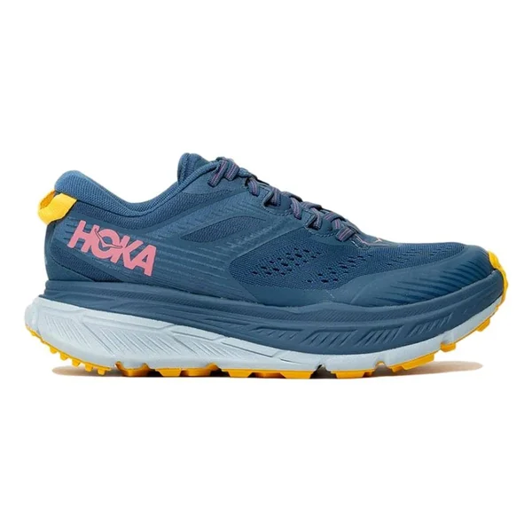 Hoka One One Women's Stinson ATR 6 Shoe - 5.5 - Moroccan Blue, Saffron