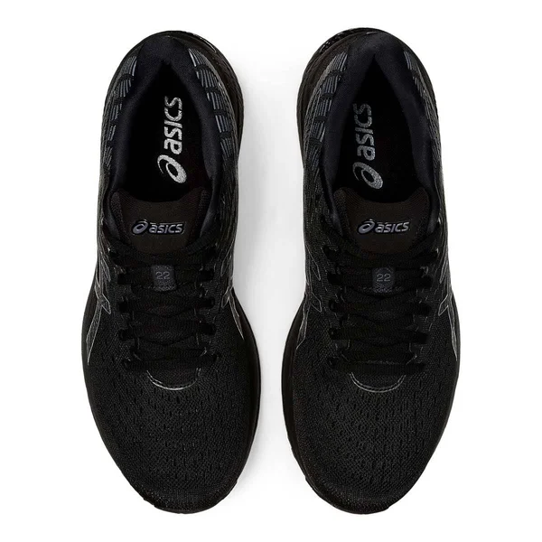 Asics GEL-Cumulus 22 Black/Grey Men's Running Shoes, Size: 9.5