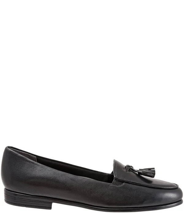 Trotters Leana - Women's Loafer Navy Tan - 7.5 Medium