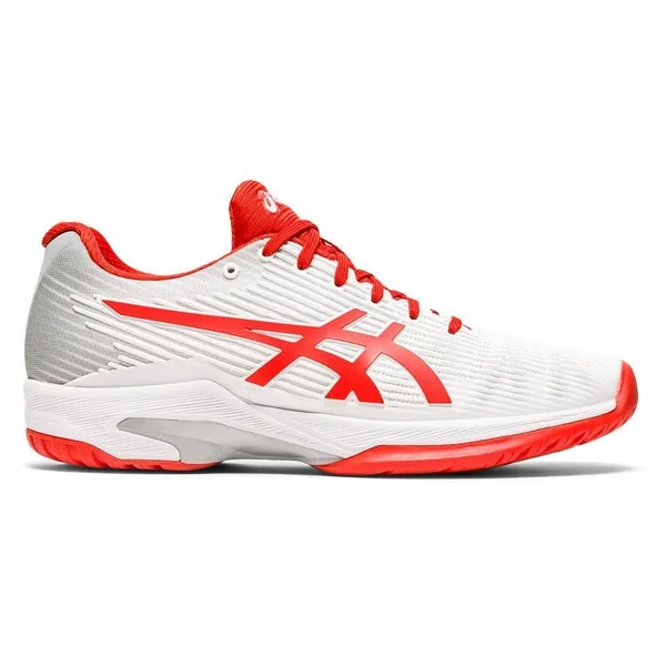 Asics Women's Solution Speed FF - White/Fiery Red - 9