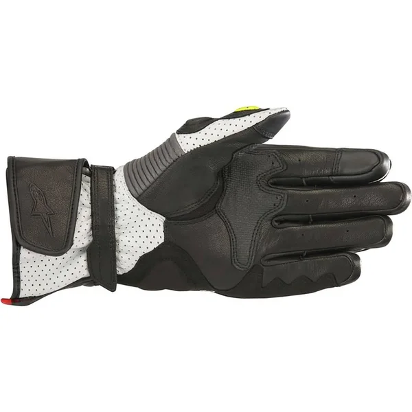 Alpinestars SP-2 V2 Black White Yellow Fluo Gloves