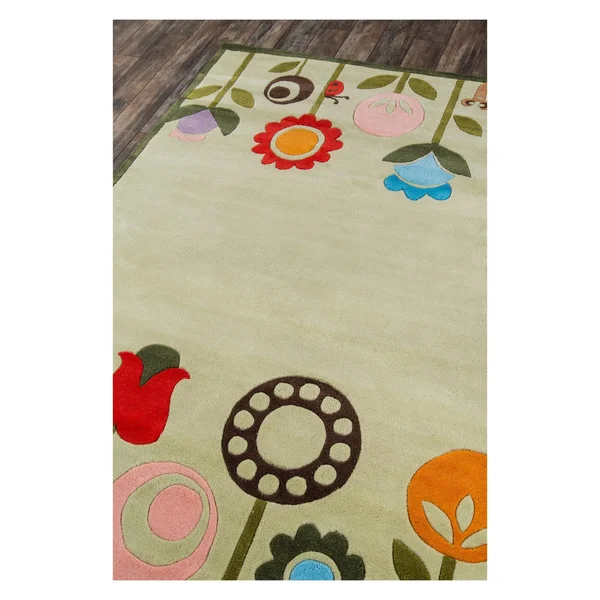 Momeni Lil Mo Whimsy Area Rug - Grass, 4& x 6&