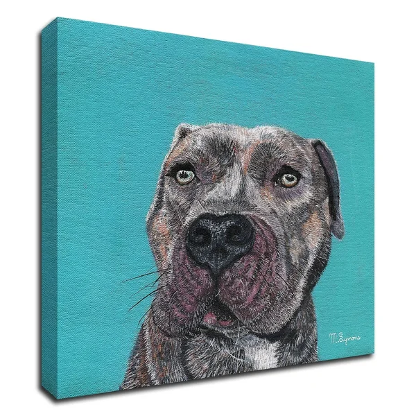 24x22 x 24x22 Good Boy by Melissa Symons Print on Canvas