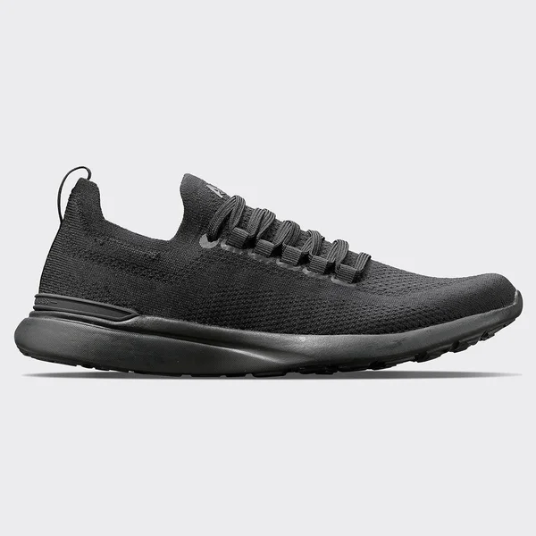 APL Men's Techloom Breeze Black Shoes in Size 10.5 - Athletic Propulsion Labs