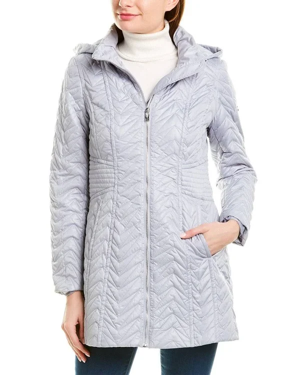 Via Spiga Zig Zag Medium Quilted Jacket