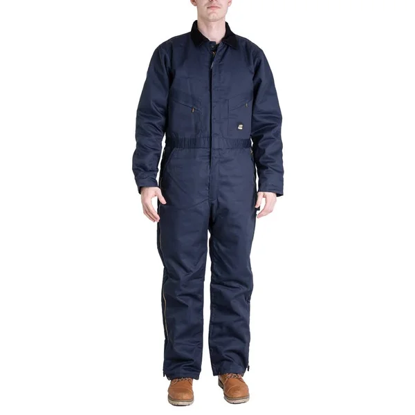 Berne Men's Deluxe Insulated Coverall Twill Navy - 4XL/Tall