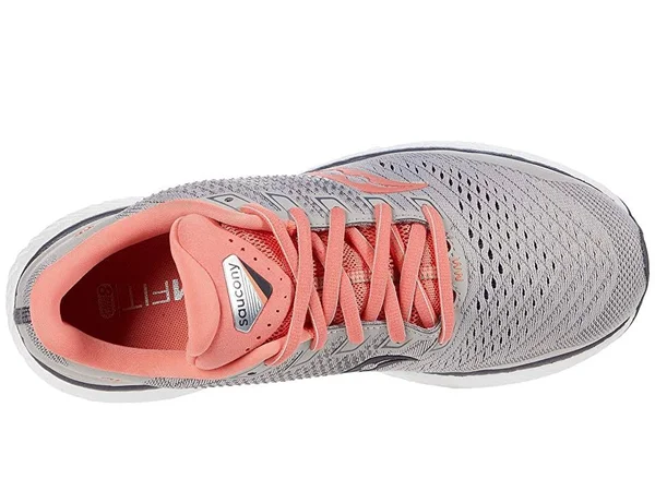Saucony Women's Triumph 18 Running Shoes - Moonrock/Coral