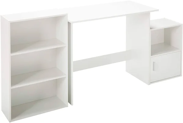 TMS 3 Piece Soho Study Set - White, 29.5" x 35.4" x 19.6"