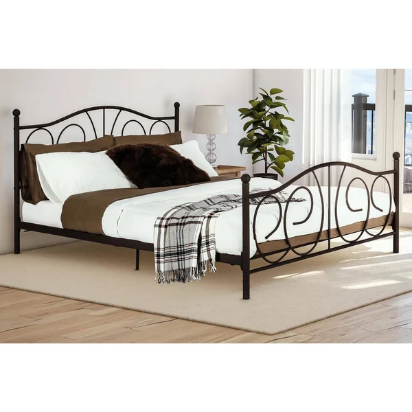 DHP Victoria Metal Bed - Bronze - Full