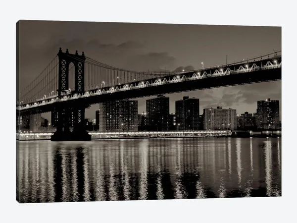 Manhattan Canvas Artwork Print by Alan Blaustein ( places > North America > United States > New York > New York