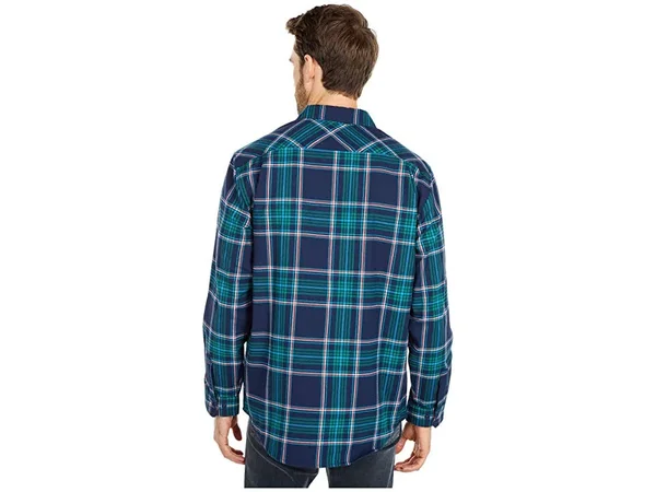 Burton Men's Brighton Performance Flannel, Dress Blue Classic, M