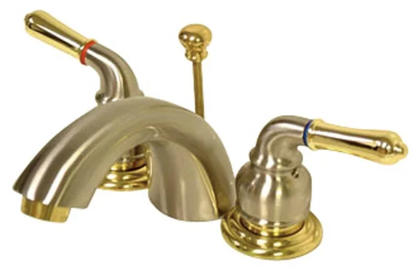 Kingston Brass KB959 Magellan 4x22-8x22 Mini Widespread Lavatory Faucet - Satin Nickel