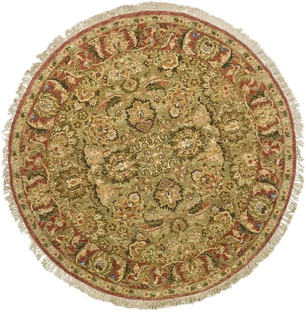Safavieh Old World OW115E Light Green, Rust Rug 2&6x22 x 12& Runner