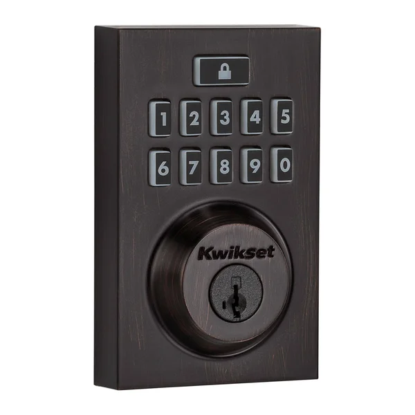 Kwikset SmartCode 913 Contemporary Electronic Deadbolt (Venetian Bronze)