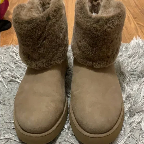 Ugg Women's Classic Berge Mini Suede 1107210 - 7 - Amphora