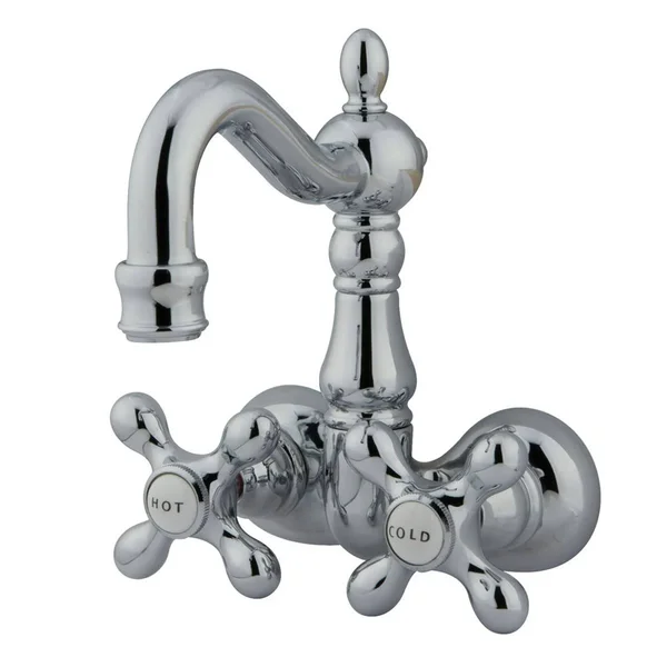 Kingston Brass Vintage Wall Mount Clawfoot Tub Filler Polished Brass - CC1077T2