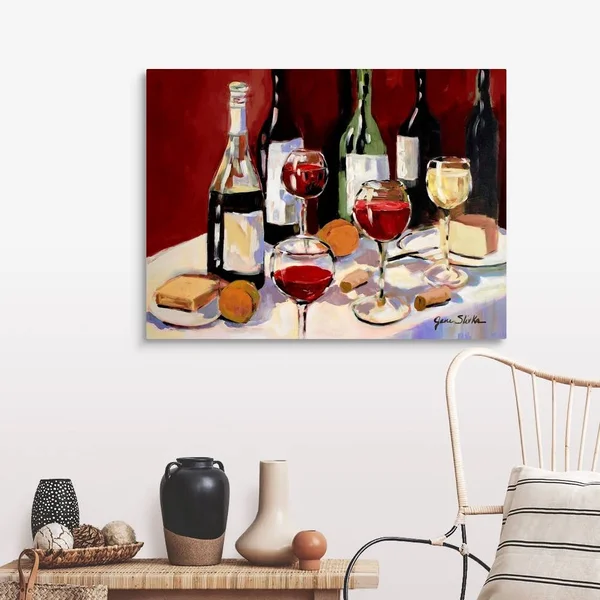 Wine Tasting - Canvas Wall Art, 40x30, Great Big Canvas
