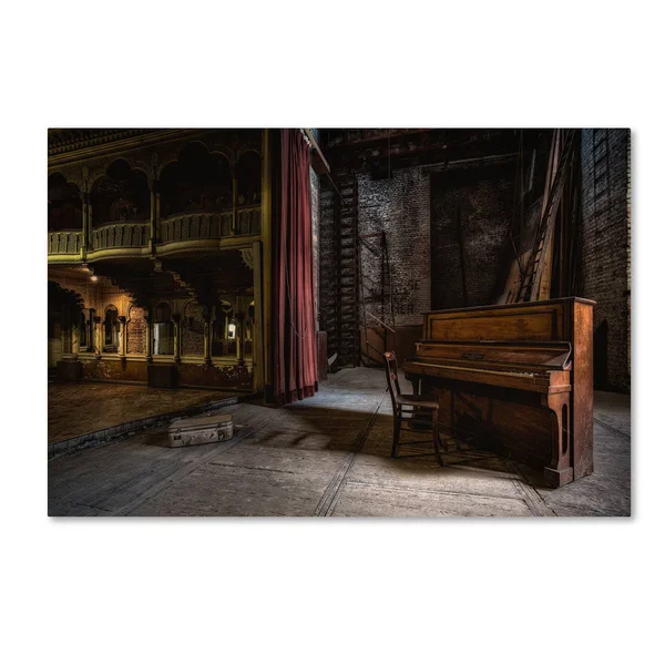 Trademark Fine Art 'Show Interrupted' Canvas Art by Adrian Popan - Size: 16x24