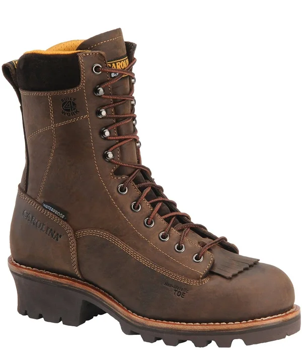 Carolina Men's 8 in. Waterproof Composite Toe Logger Boots
