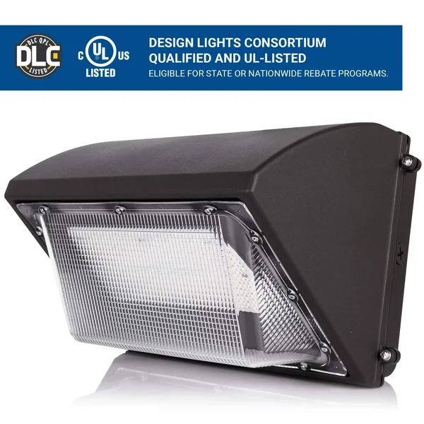 LED Wall Pack - Commercial Outdoor Lighting, UL, DLC (135.00)