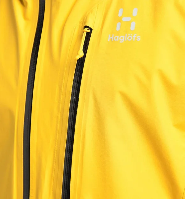 Haglofs L.I.M Jacket Men - Pumpkin Yellow - Rain Jackets XL