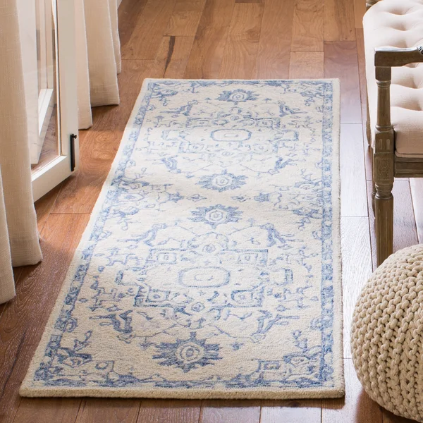 Safavieh Micro Loop 503 Area Rug, Ivory, Beige, 5' x 5' Round
