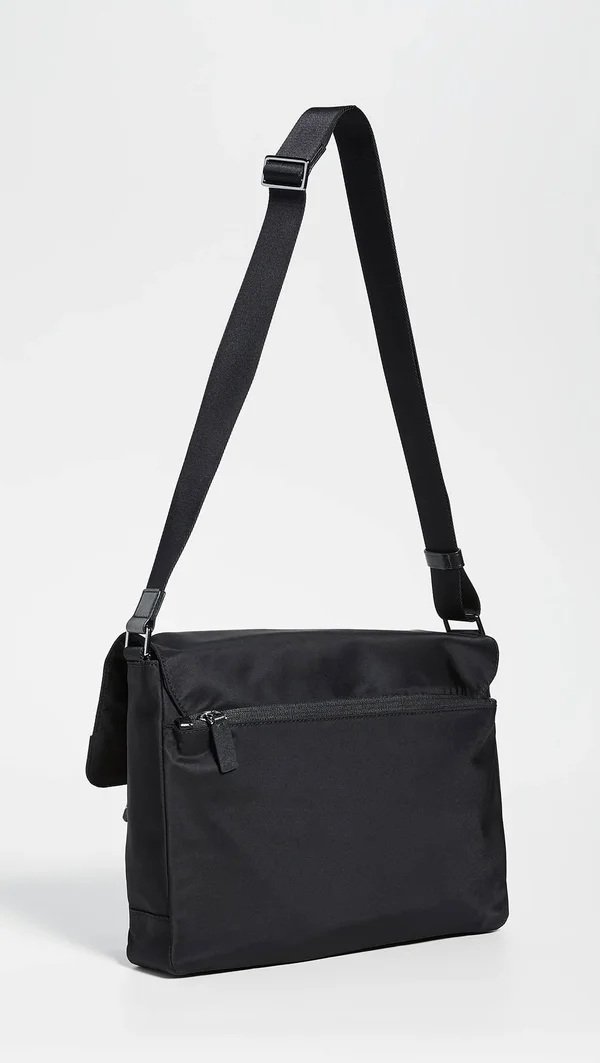 Michael Kors Kent Nylon Messenger Bag - Black