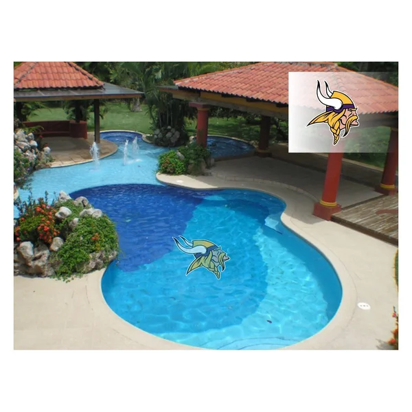 Applied Icon Nfpo1901 29 in. NFL Minnesota Vikings Outdoor Small Pool