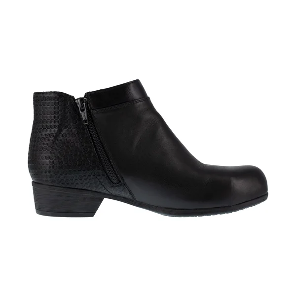 Rockport Works Carly Alloy Toe Work Bootie 12 Women's Black Shoe
