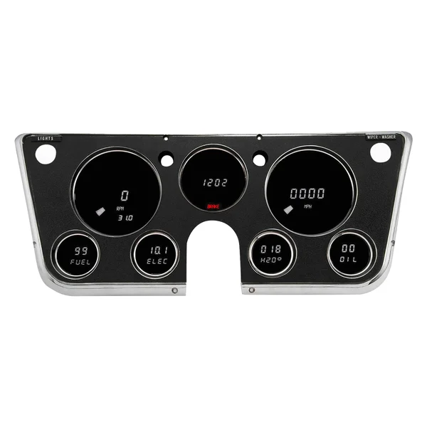 Intellitronix DP6003W Direct Fit LED Digital Gauge PANEL - White