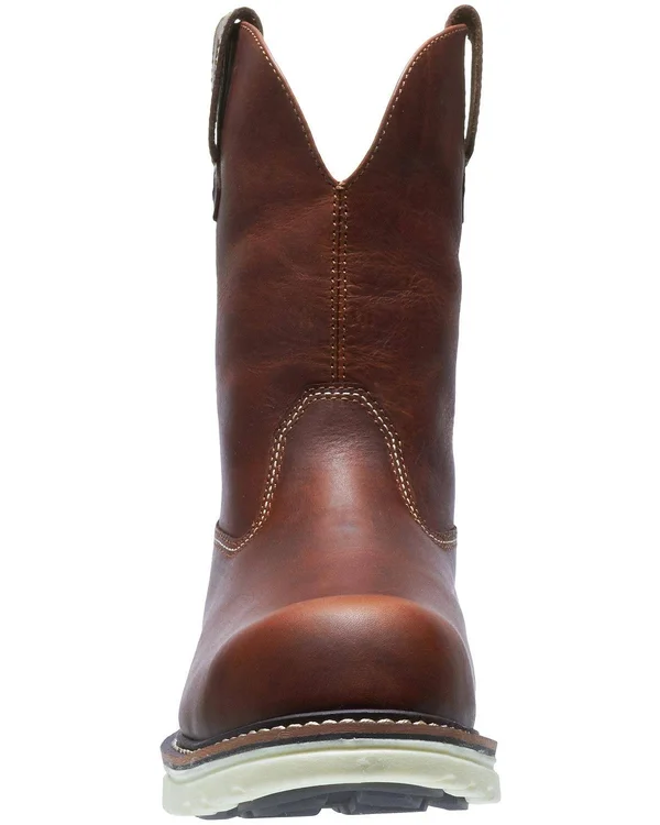Men's Wolverine I-90 Durashocks Wedge Wellington Comp Toe Boot - Size: 7, Brown
