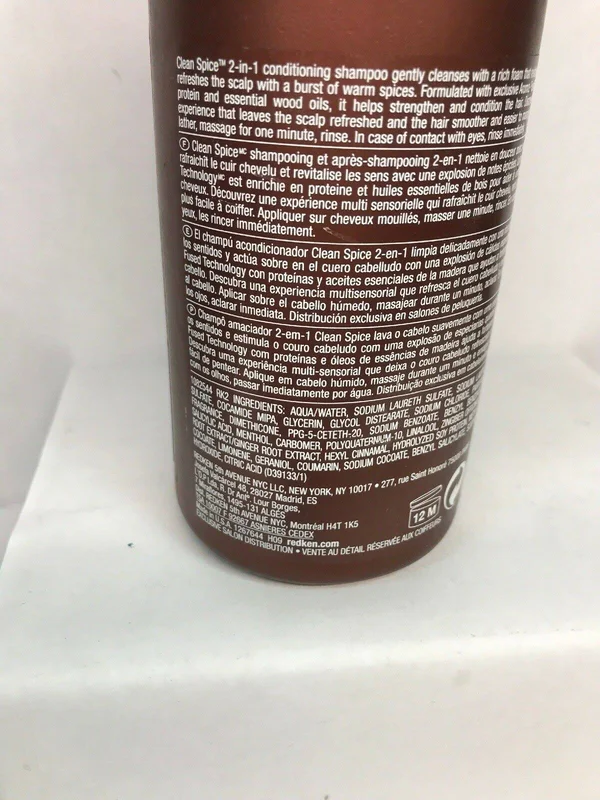 Redken Clean Spice 2 in 1 CONDITIONING Shampoo for Men - 10 Ounce