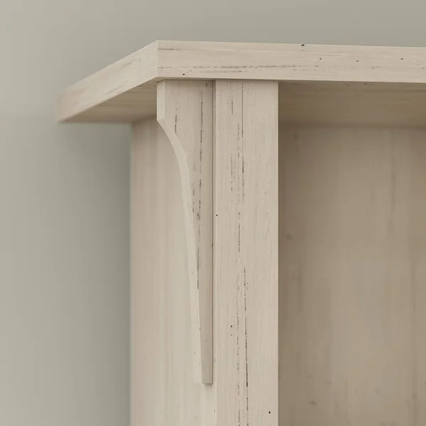 Bush Furniture Salinas Shoe Storage Bench, Antique White