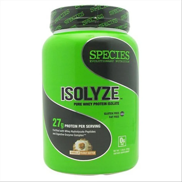 Isolyze - Vanilla Peanut Butter, 22 Servings, Species Nutrition