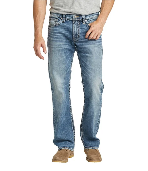 Silver Jeans Co. Men's Zac Relaxed Fit Straight Leg Jeans