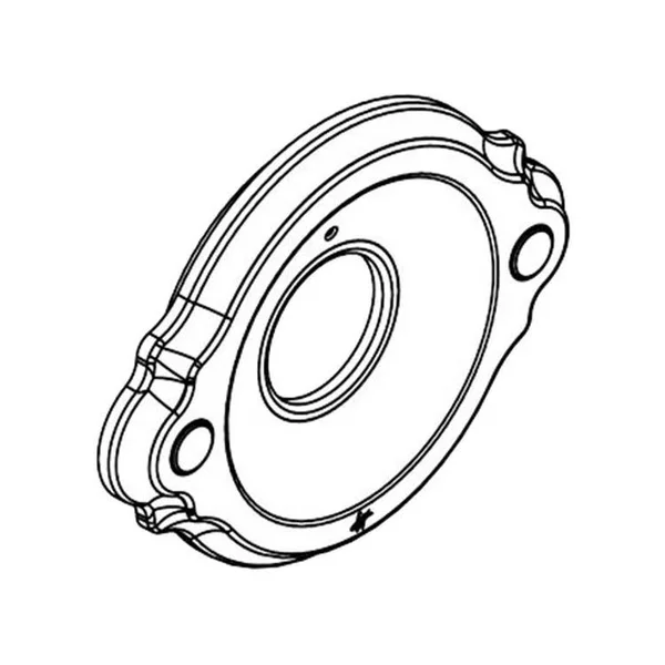 Moen 131187BN Wall Escutcheon and Gasket - Brushed Nickel