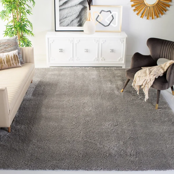 Safavieh Colorado Shag CSG785B 5&1x22 x 7&6x22 Light Grey Area Rug