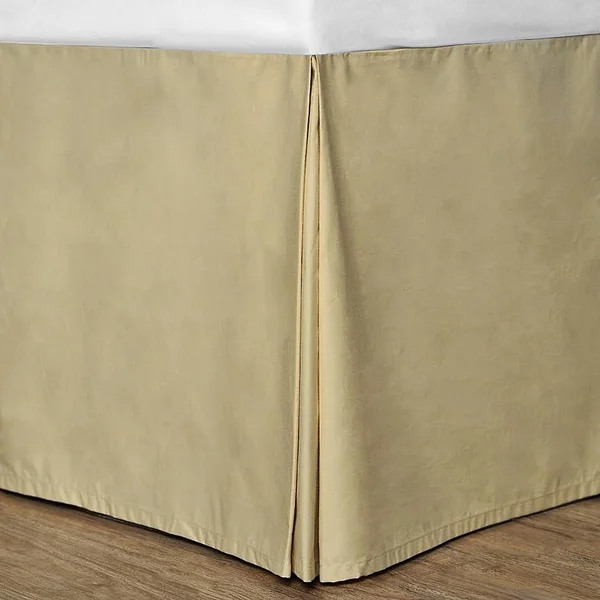 Cotton Dream Colors California King Bed Skirt in Wheat