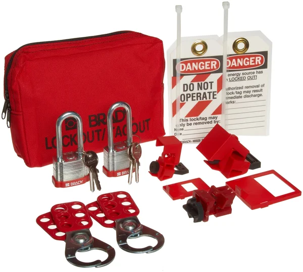 Brady 105968 - Personal Breaker Lockout Pouch with Steel Padlocks