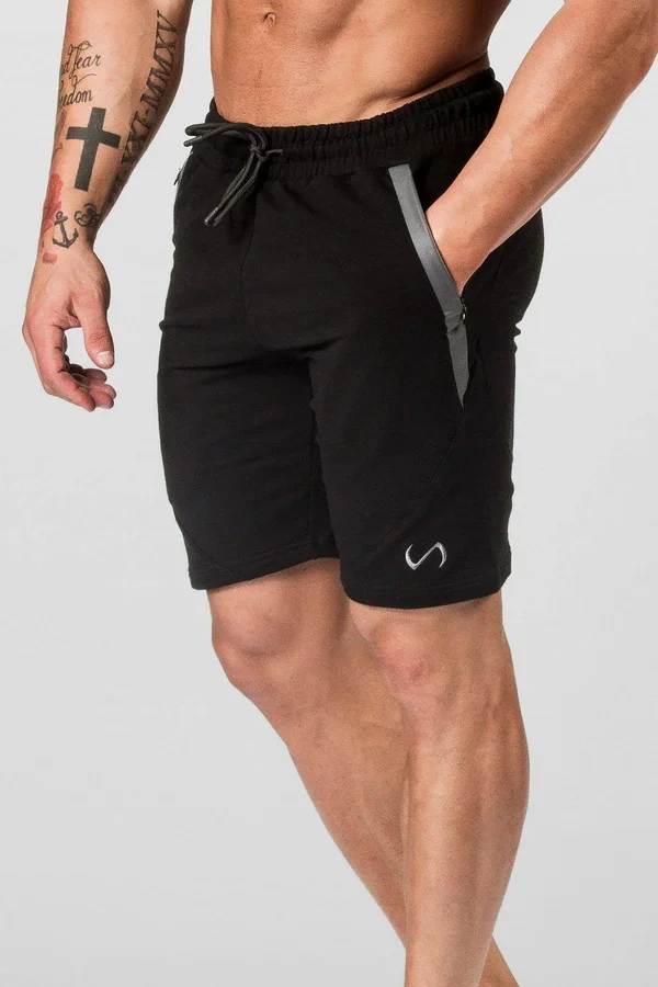 TLF Iron Shorts – Black - Mens Athletic Shorts Gym Shorts Black, 2XL