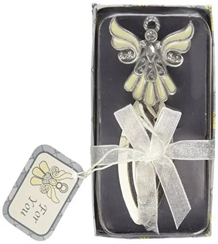 Gift Boxed Angel Bookmark Perfect Favors for Weddings or Religious Events (Set of 6), 3.25" x 1.375"