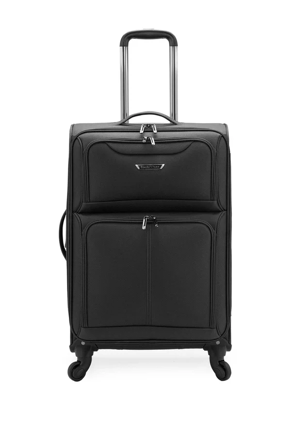 Traveler&s Choice Luggage Cedar 26x22 Softside Spinner, Size One Size - Charcoal at Nordstrom Rack