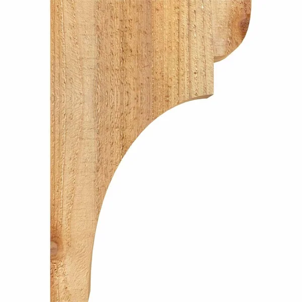 4x22W x 10x22D x 26x22H Yorktown Rough Sawn Corbel - Western Red Cedar