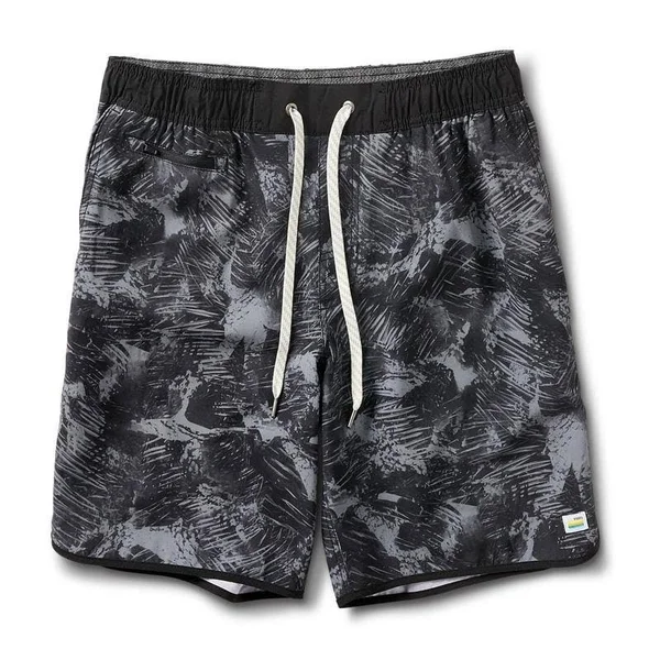 Vuori Men's Banks Short - Medium, Black Scribble