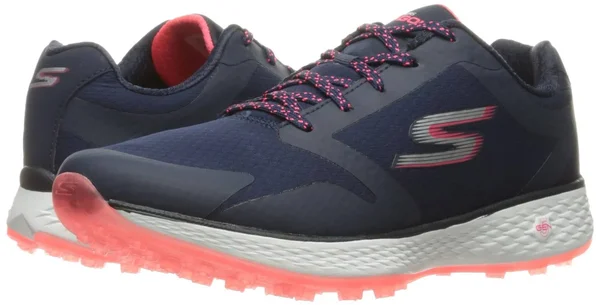 Skechers Women's Go Golf Birdie Golf Shoes - Navy/Pink - 7 - Medium